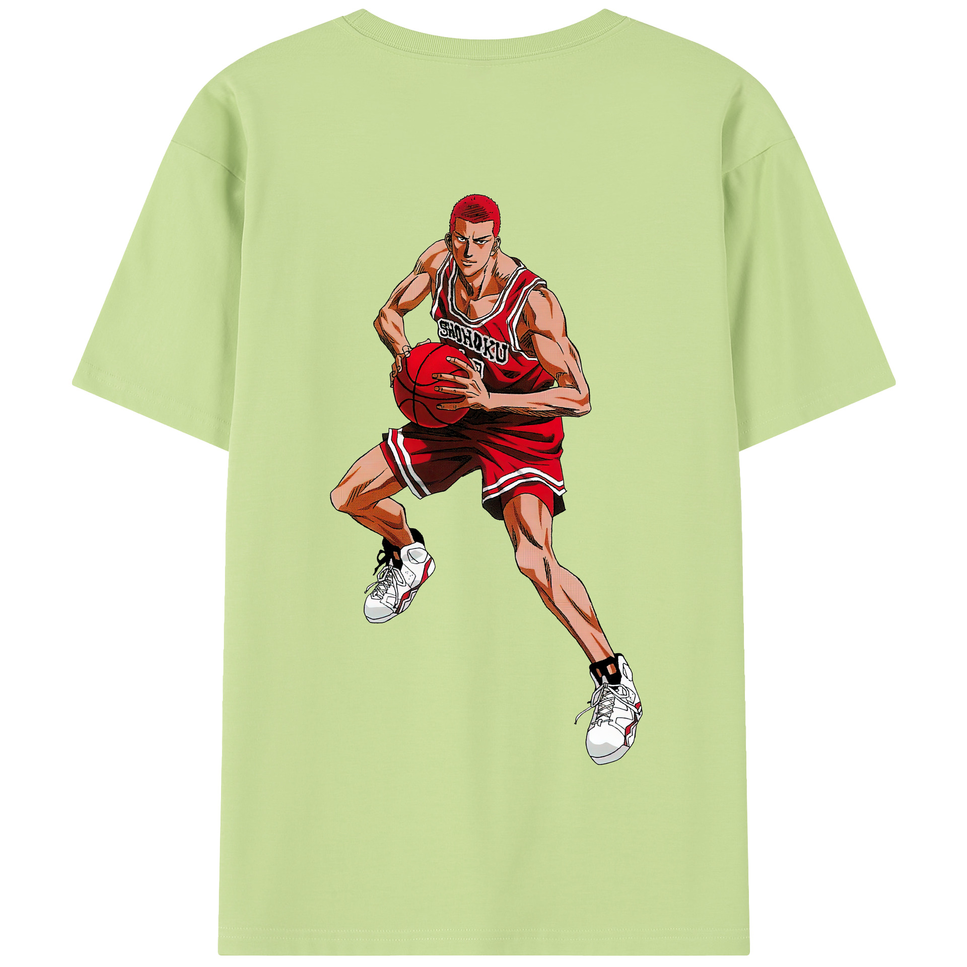 SLAM DUNK／スラムダンク 綿100％半袖Tシャツ（背面プリント）